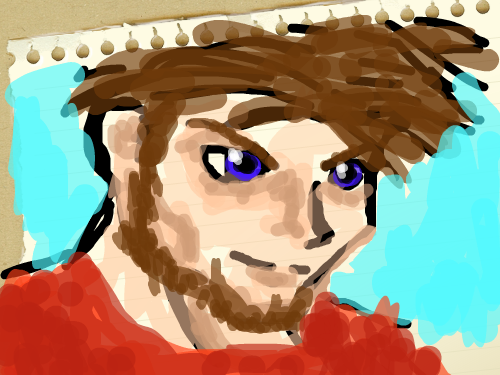 pratice art : Done with my right hand (im a lefty) 스케치판 ,sketchpan