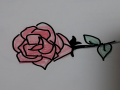장미 : 장미 스케치판 ,sketchpan