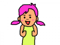 14.여자아이2 : 여자아이입니다. 스케치판 ,sketchpan