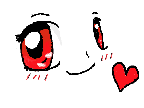 Anime face :3. : That did phailed, 스케치판 ,sketchpan