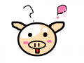 생각난돼지 : 깜짝놀란돼지 스케치판 ,sketchpan
