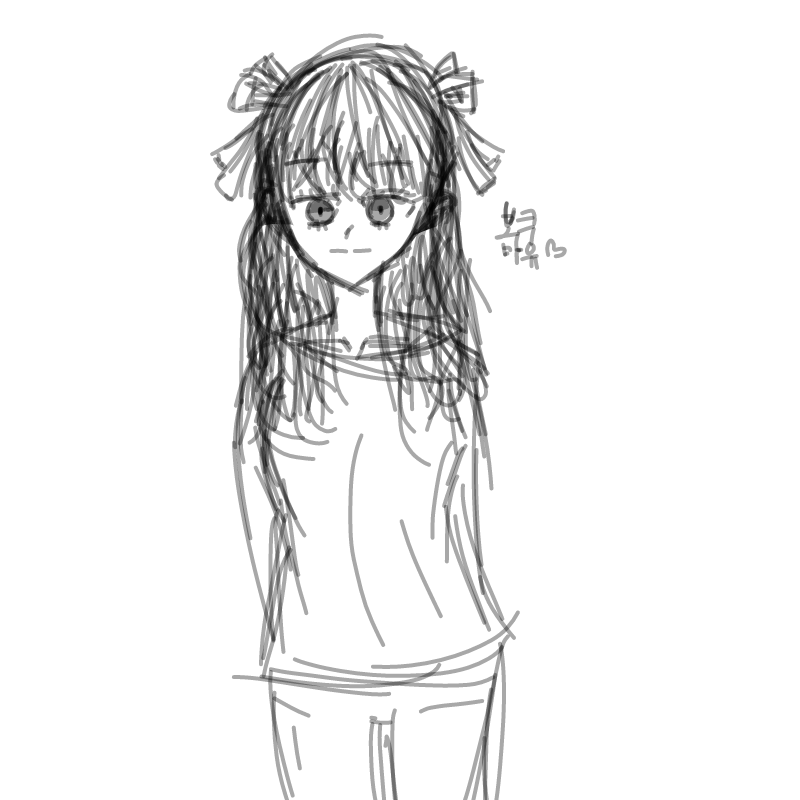 한색,1개의.. : 한색,1개의 레이어로 그림그리기! 스케치판 ,sketchpan