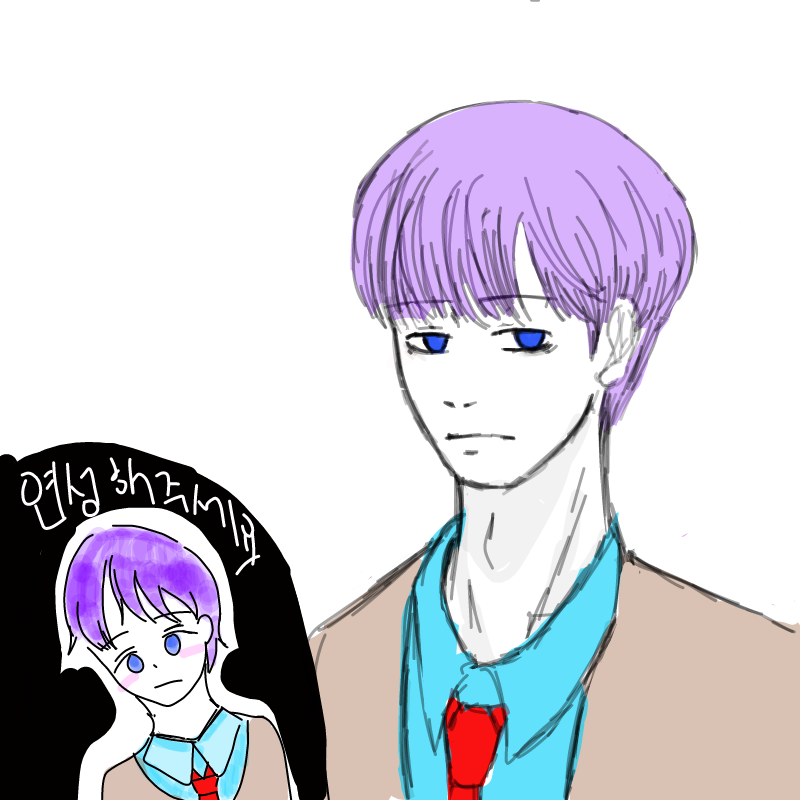 rabbit18님.. : rabbit18님이 그려주셧습니다ㅠㅠㅠ 진짜 저없는사이에 존잘님이들이진짜ㅠㅠㅠ 사랑합니다 여러분 진짜ㅠㅠㅠ 스케치판 ,sketchpan