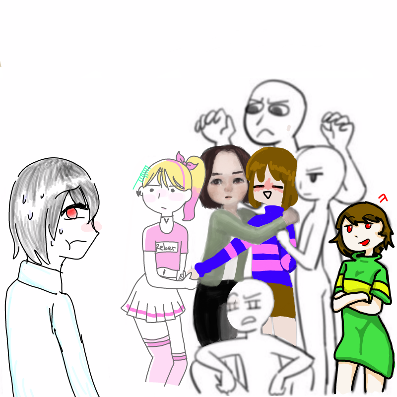 여러분께 .. : 여러분께 딱한번 보여드렸던 자캐임다 ((이름은 없지만.. 스케치판 ,sketchpan