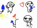 아이스크림 : 아이스크림이 녹는다 스케치판 ,sketchpan