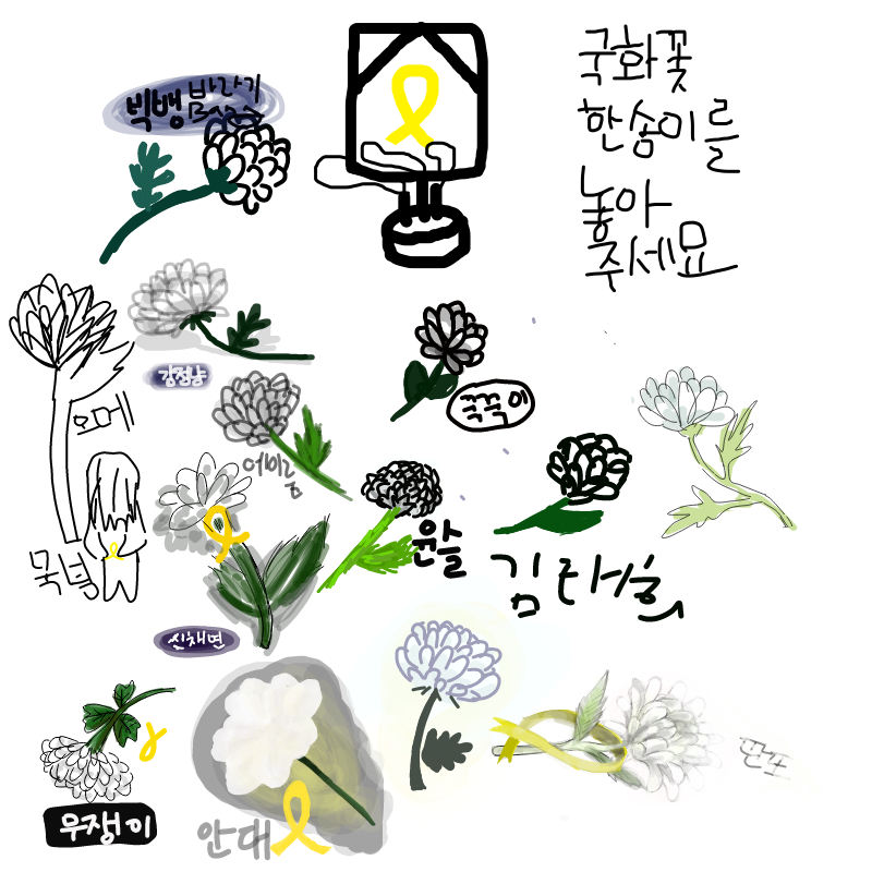 묵념) : 묵념) 스케치판 ,sketchpan