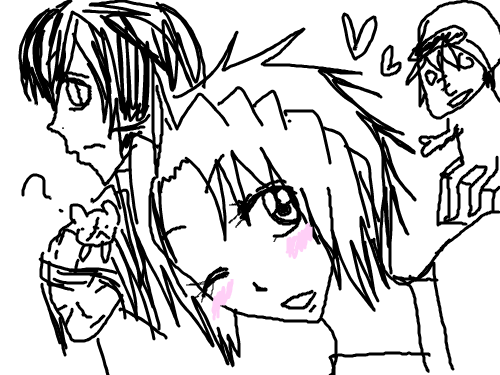 예비캐릭터들 : 그림으로도 확실히그리고있는 나으 예비캐릭터 ♥ 스케치판 ,sketchpan