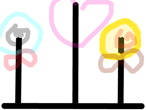 사탕과 하트 : 없습니다. 스케치판 ,sketchpan