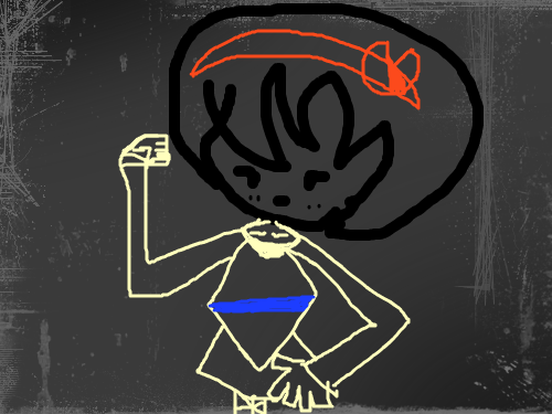 여자? 남자? : 누구일까요? 스케치판 ,sketchpan