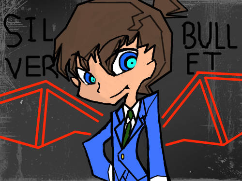 실버블렛 신이치 : 실버블렛 신이치,악마 신이치 입니다.. 스케치판 ,sketchpan