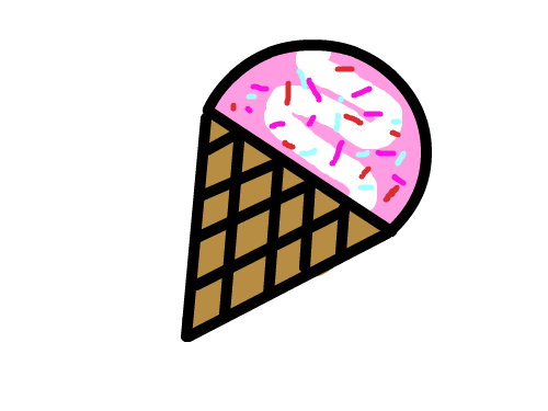 딸기 아이스크림 : 딸기 아이스크림 스케치판 ,sketchpan