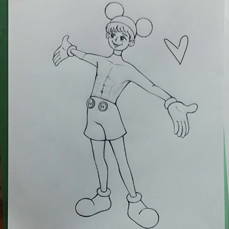 미키마우.. : 미키마우스... 스케치판 ,sketchpan