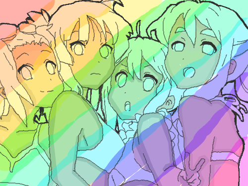 무지개 : 무지개색 스케치판 ,sketchpan