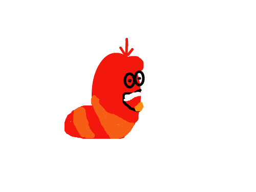 라바 : 라바에서옐로우와레드중에서레드를그렷다 스케치판 ,sketchpan