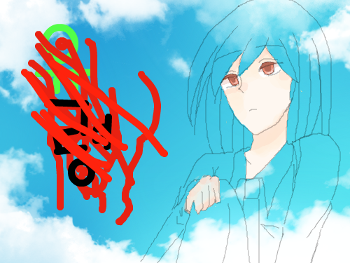 ㅇ유....령 : 유령이 나타났다!!!! 스케치판 ,sketchpan