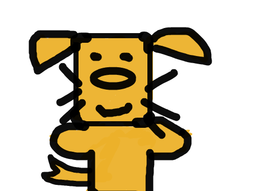 네모난 강아지 : 강아지면상이네모???? 스케치판 ,sketchpan