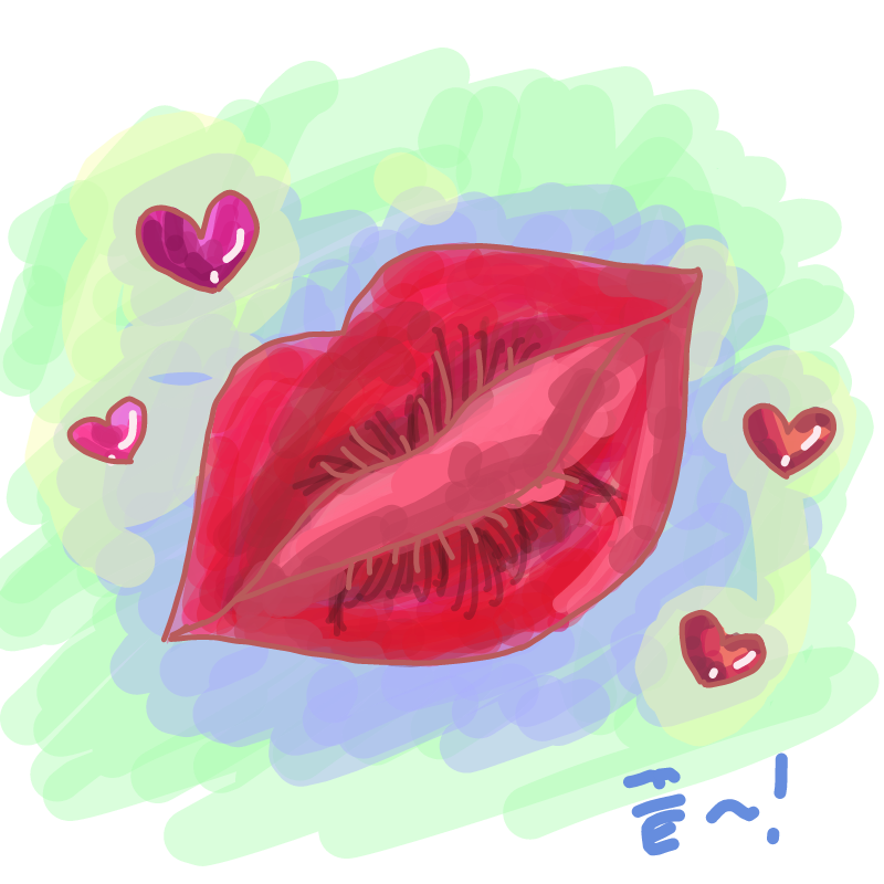 입술이 참 .. : 입술이 참 도톰하네요 스케치판 ,sketchpan