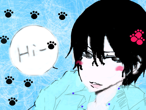 냥군 : 귀엽게 변신> 스케치판 ,sketchpan