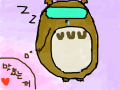 토토로 수면중 : 잔다.... 스케치판 ,sketchpan