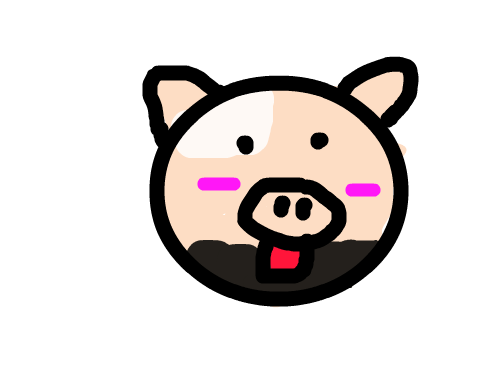 꿀꿀돼지 : 꿀꿀돼지입니다. 스케치판 ,sketchpan