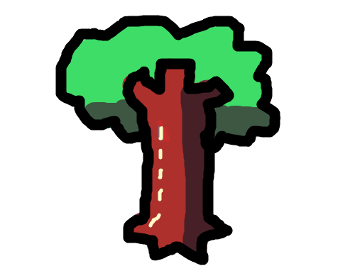 식물-나무 : 나무입니다. 스케치판 ,sketchpan