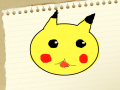 피카츄얼굴 : 피카츄얼굴 스케치판 ,sketchpan