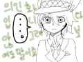 의인화 : ...?? 스케치판 ,sketchpan