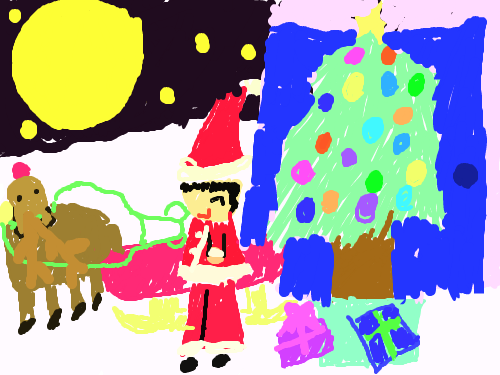 크리스마스 : 크리스마스 스케치판 ,sketchpan