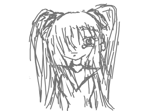 슬픈 여자?? : 그냥 그린 그림 스케치판 ,sketchpan