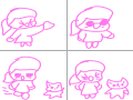순이와강아지 : 순이와강아지 스케치판 ,sketchpan