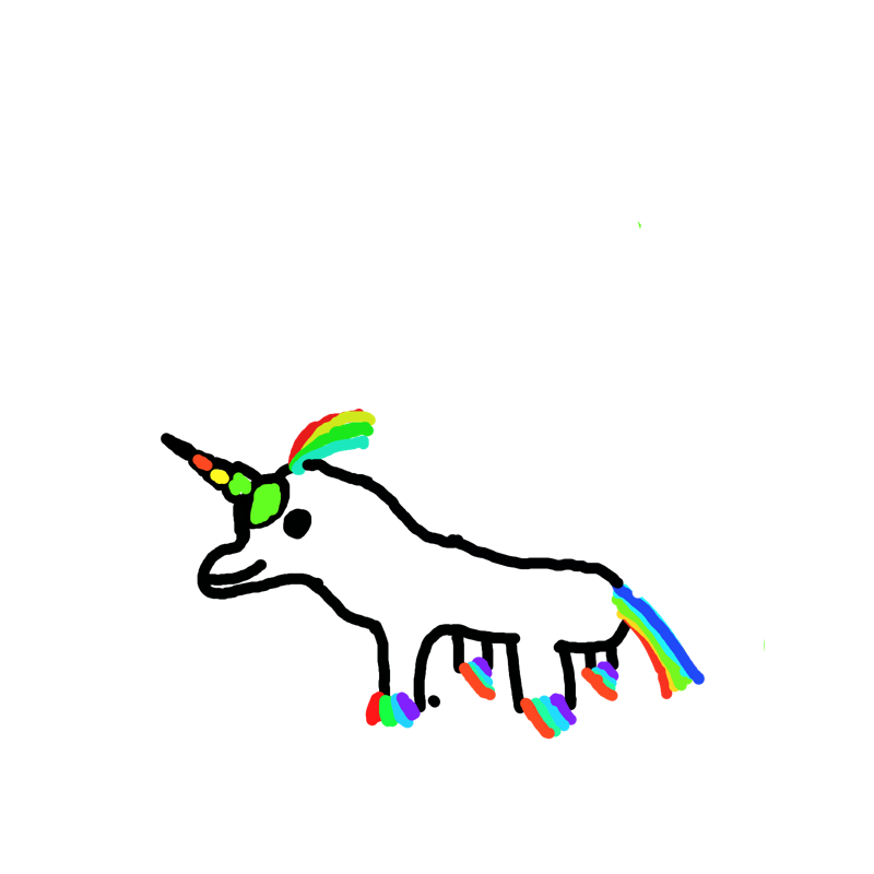 유니콘 : 유니콘 스케치판 ,sketchpan