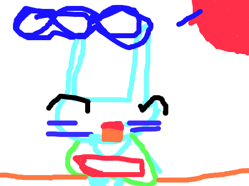 귀여운 아기토끼 : 산책을 나갔습니다. 스케치판 ,sketchpan