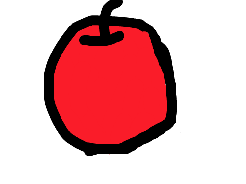 사과 연습 : 사과연습을 하였습니다. 스케치판 ,sketchpan