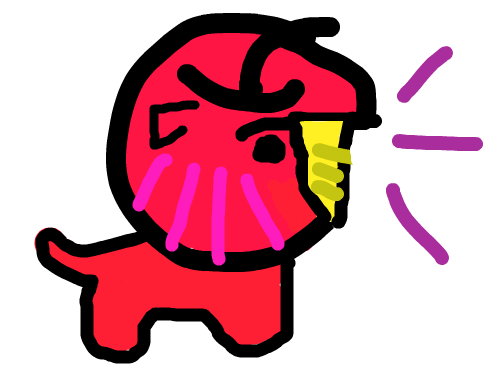 사과개 : 사과 개 맛있겠네~ 스케치판 ,sketchpan