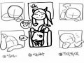 악마와아리.. : 악마와아리루 스케치판 ,sketchpan