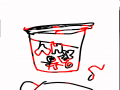 배고파서 .. : 배고파서 현실로 새우탕 먹는다뉸 스케치판 ,sketchpan