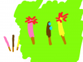 그냥 그려.. : 그냥 그려져있는 빼빼로를 했어용 아직 미완 스케치판 ,sketchpan
