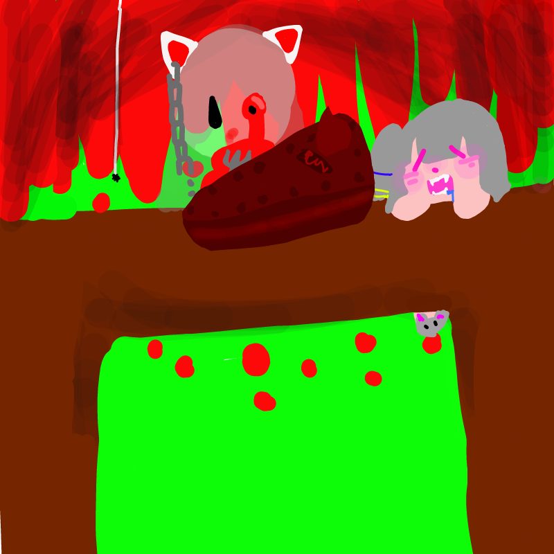 쿠와아앙 .. : 쿠와아앙 난지금 초콜릿케이크를 너무 먹고프다 크르릉 스케치판 ,sketchpan