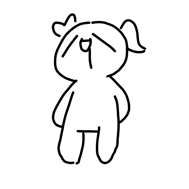 제 캐릭터 .. : 제 캐릭터 간단화(?)((이미 간단...사실 귀그리기 귀찮아서 간단화(?)한.. 스케치판 ,sketchpan