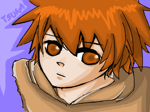 갈색츠나 : 친구 아이디로 그렸습니다ㅋ약 1시간 소요 스케치판 ,sketchpan