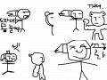 도라에몽 놀자 : 엽기만화 스케치판 ,sketchpan