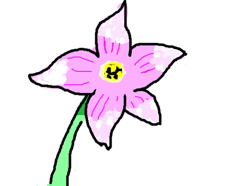 꽃. : 이상한 꽃 입니다. 스케치판 ,sketchpan