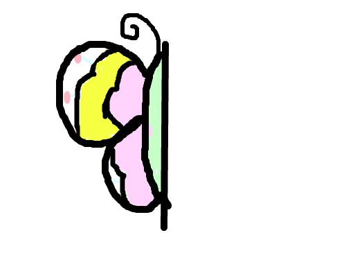 반쪽 희귀 나비 : 이건 반쪽 희귀 나비 에요 스케치판 ,sketchpan