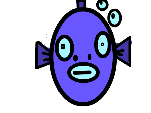 물고기 얼굴 앞면-김은지 : 그냥 그냥 그냥 스케치판 ,sketchpan