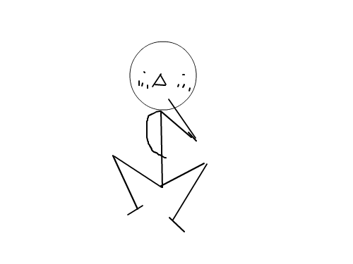 사람 : 생각하는사람 스케치판 ,sketchpan