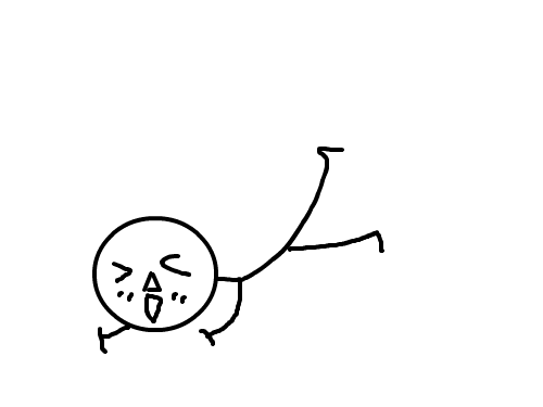 졸라맨 : 누워있는사람 스케치판 ,sketchpan