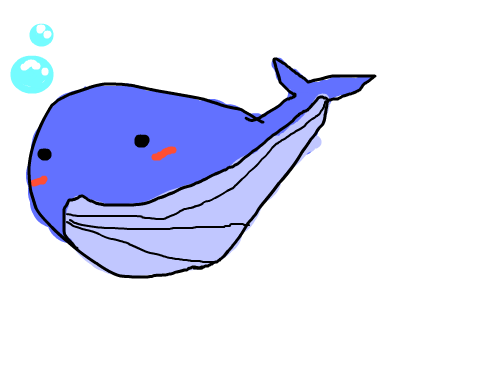 고래 : 고래이다. 스케치판 ,sketchpan
