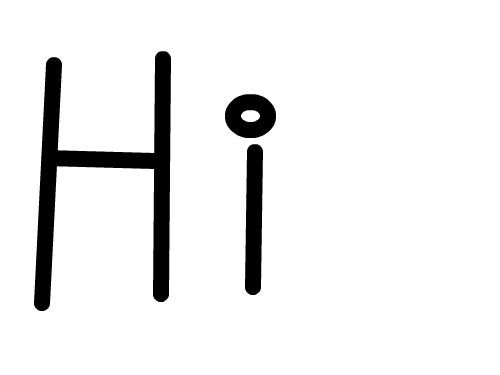 하이 : 안녕이다. 스케치판 ,sketchpan