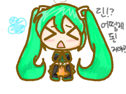mikumiku : rollingggggg 스케치판 ,sketchpan
