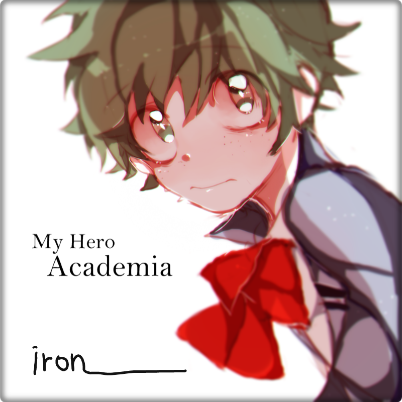 나의 히어.. : 나의 히어로 아카데미아의 데쿠입니다! 미도리야 너무 귀여워요 :). 스케치판 ,sketchpan